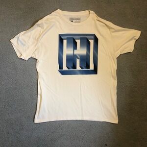 Hoonigan Graphic T Shirt Cream Large Automotive Racing Streetwear 2010s Tuner